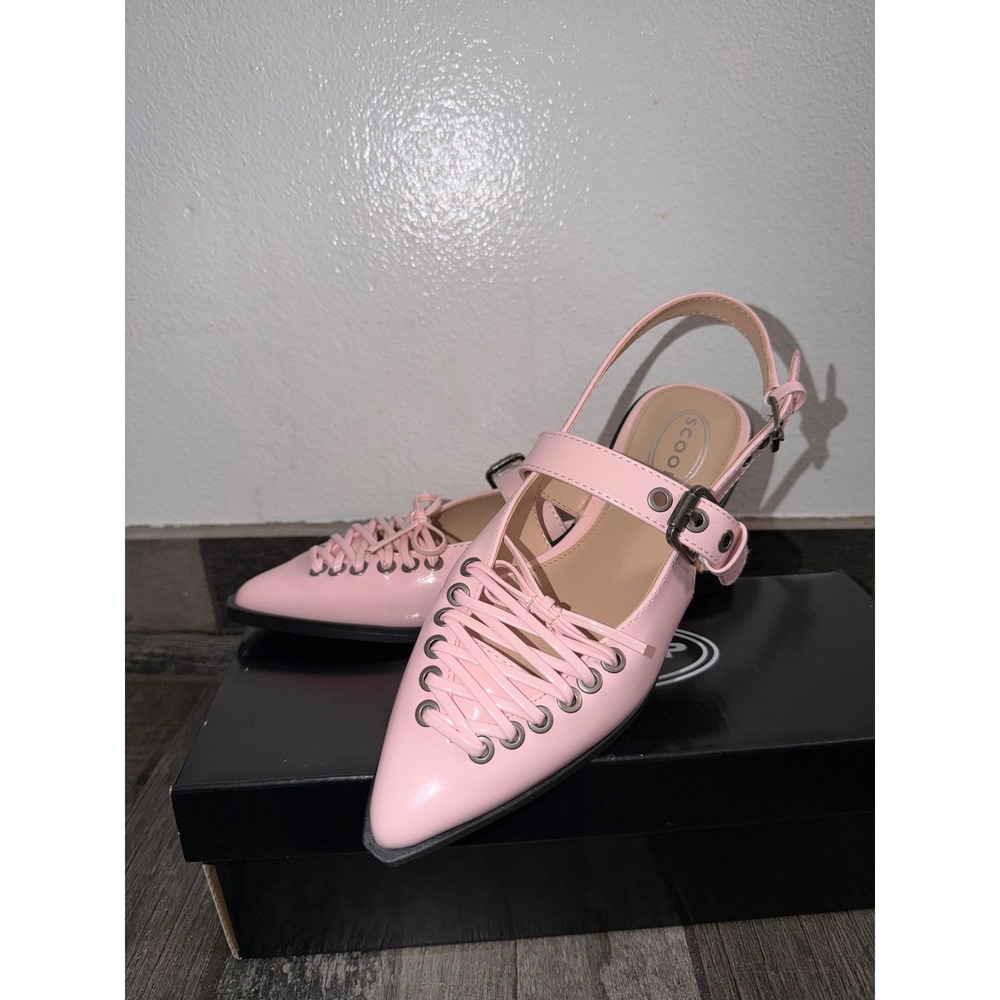 Women corset flats patent faux leather size 6